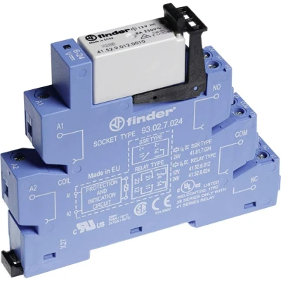 Afbeelding van Finder 38.52.7.060.0050 Koppelrelais 60 V/DC 8 A 2x wisselcontact 1 stuk(s)