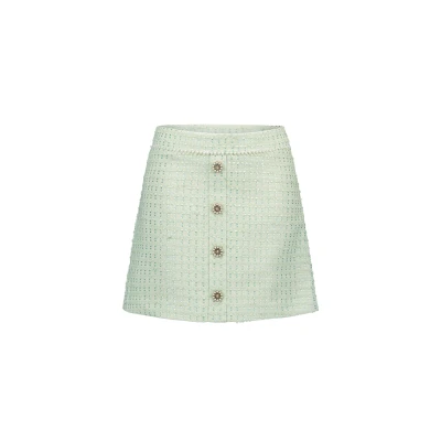 Afbeelding van Kinder Rokken tiana Summer Chic Tweed Skirt *shade of Jade* Shade Jade Maat 140 Le