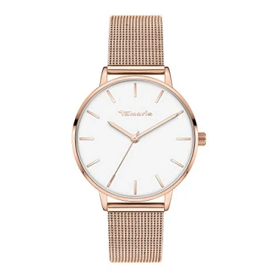 Image de Tamaris Montre bracelet, or rose/blanc, 36 mm, Moderne