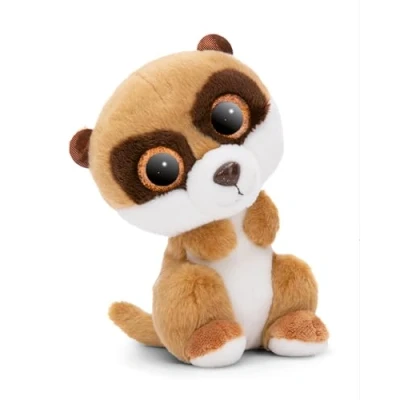 Afbeelding van GLUBSCHIS Suricate Speeky pluche knuffeldier, 15 cm, bruin, zachte pluche, schattige knuffel om te spelen, voor kinderen en volwassenen, een geweldig cadeau idee