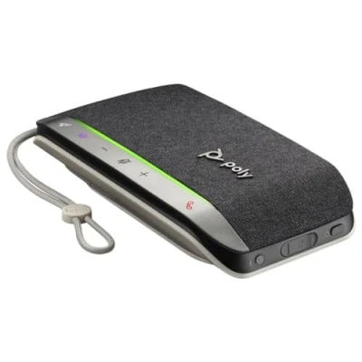 Image de Poly Sync 20 M Haut parleur intelligent Bluetooth sans fil, filaire USB C, A noir Certifié pour Microsoft Teams