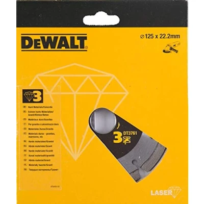 Afbeelding van DEWALT DT3761 XJ diamantblad turbo gesegmenteerd voor harde materialen en graniet Ø125mm
