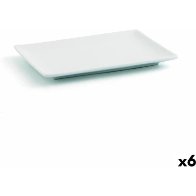 Afbeelding van Snackdienblad Quid Gastro Fun Keramisch Wit 6 Stuks