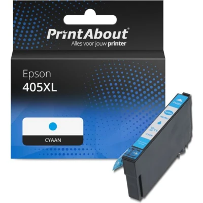 Afbeelding van Huismerk Epson 405XL (C13T05H24010) Inktcartridge Cyaan Hoge capaciteit