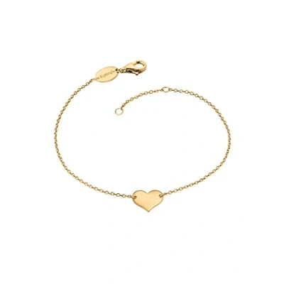 Afbeelding van Armband 925 zilveren hart goud