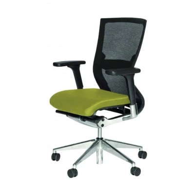 Afbeelding van Bureaustoel serie 105 Groen zitting Mesh rug