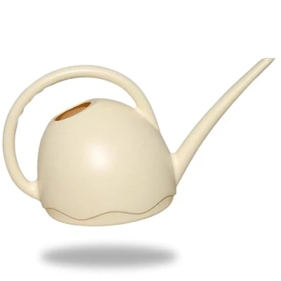 Afbeelding van Plastia Medusa Kleine gieter voor kamerplanten, 1,8 liter, met lange schenktuit, kunststof binnen, beige