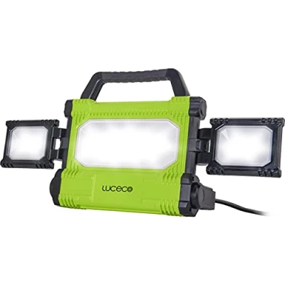 Afbeelding van Luceco Led bouwlamp, 50 W, ultradun, 5000 lumen, IP54, waterdicht, voor werkplaats, bouwplaats