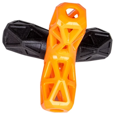 Afbeelding van Vadigran Tpr Orange Fun Ster Hondenspeelgoed Sinaasappel 13 cm Oranje Zwart