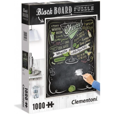 Afbeelding van Clementoni Legpuzzel Krijtbord puzzel Cheers 1000 stukjes, volwassenen