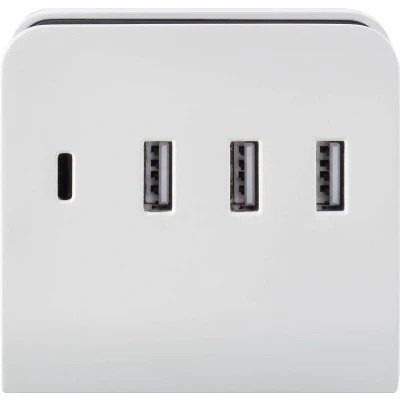 Afbeelding van VOLTCRAFT UC 4ACX001 USB oplader 24 W Thuis Uitgangsstroom (max.) 4.8 A 4 x USB, C bus