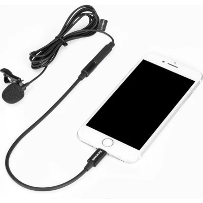 Afbeelding van Saramonic LavMicro U1A lavalier microfoon met Lightning aansluiting voor ipad/iphone 2mtr kabel