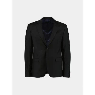 Afbeelding van Scotland Blue Kostuum Zwart D8 Toulon Suit Wool 233028TO05SB/990 black