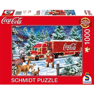 Afbeelding van Coca Cola Christmas Truck: Puzzel 1.000 stukjes