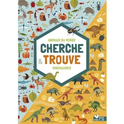 Image de Cherche et trouve dinosaures animaux du monde