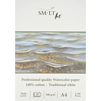 Afbeelding van SMLT Aquarelblok Professional A4 300gr 10 vel