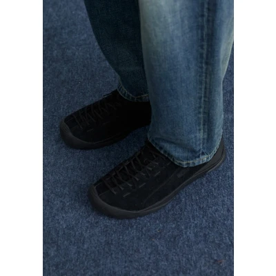 Afbeelding van Keen Uneek canvas sandalen voor heren, zwart.