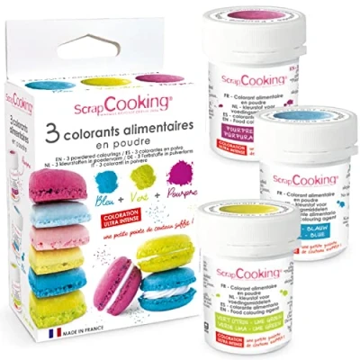 Afbeelding van Scrapcooking Kleurstof Blauw Groen Paars