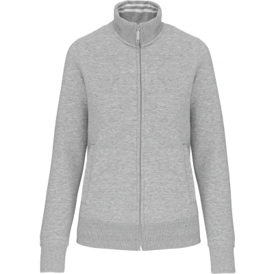 Afbeelding van Kariban Damessweater met rits K457 Oxford Grey