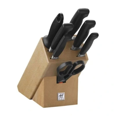 Afbeelding van Zwilling FOUR STAR 8 delig messenblok Beuken