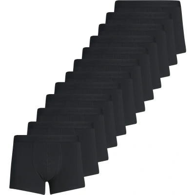 Afbeelding van Jack &amp; Jones Jacsolid Trunks 12 PACK Boxerbriefs, Heren, Maat: XL, Black