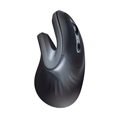 Image de Trust Verro Souris verticale ergonomique pour droitiers optique 6 boutons sans fil 2.4 GHz récepteur USB