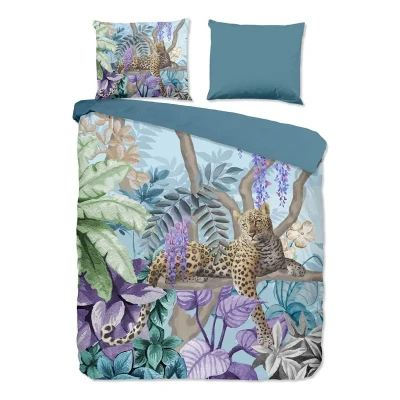 Afbeelding van Dekbedovertrek 2 Persoons 200x200 Pure Microvezel Blauw