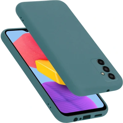 Afbeelding van Cadorabo Hoesje geschikt voor Samsung Galaxy M13 4G in LIQUID GROEN Beschermhoes gemaakt van flexibel TPU silicone Case Cover