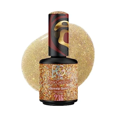 Afbeelding van Pink Gellac 236 Gossip Gold Gel Nagellak 15 Ml