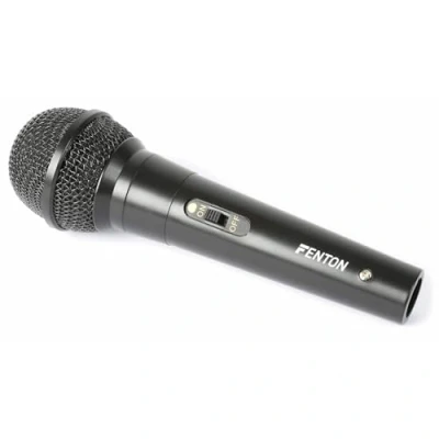 Afbeelding van microfoon Dynamische Zwart voor karaoke en DJ&#039;s Fenton DM100