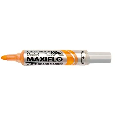 Afbeelding van Pentel whiteboard marker MAXIFLO MWL5M, geel