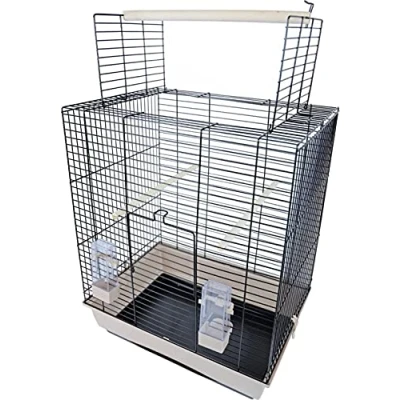 Afbeelding van Interzoo vogelkooi Big Ara zwart/beige Gebr. de Boon