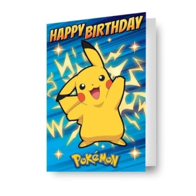 Afbeelding van Pokémon verjaardagskaart met lenticulair 3D effect, een fantastische kaart voor elke gelegenheid