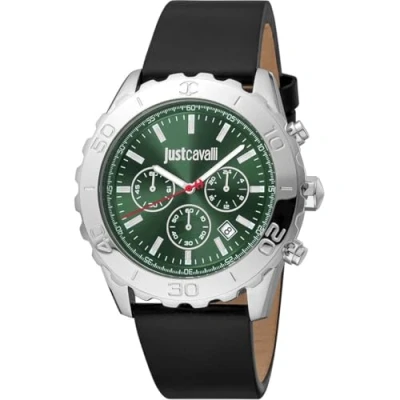 Afbeelding van Just Cavalli Hommes Accessoires Montres Noir et argent One Size
