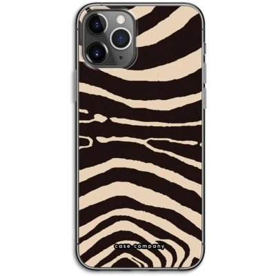 Afbeelding van Case Company® hoesje geschikt voor iPhone 11 Pro Arizona Zebra Soft Cover Telefoonhoesje Bescherming aan alle Kanten en Schermrand