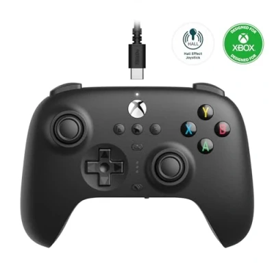 Afbeelding van 8BitDo Ultimate Wired Controller for Xbox Hall Ed/Black