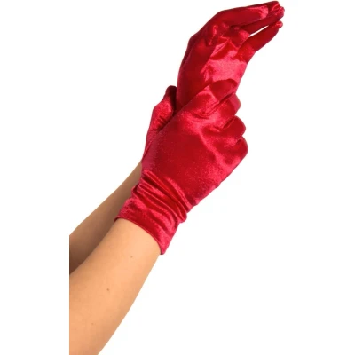 Afbeelding van Wrist Length Satin Gloves