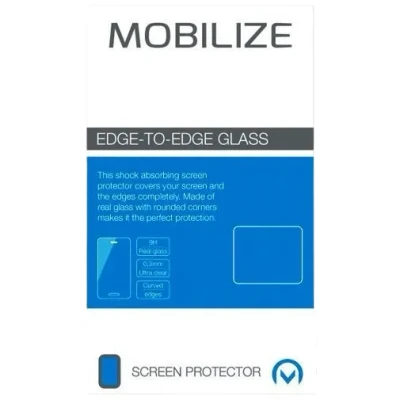 Afbeelding van Mobilize Edge To Glass Screenprotector Black OnePlus 8