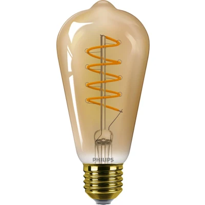Afbeelding van Philips gold Classic LEDbulb / rustieklamp 4W (25W) dimbaar 250lm