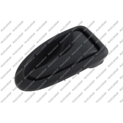 Afbeelding van PRASCO RN0268407 Deurgrepen Binnen, Rechts voor Donkergrijs Ruw RENAULT: CLIO 2, MEGANE 1 Cabriolet,