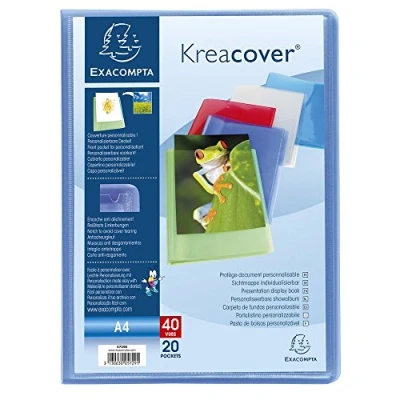 Afbeelding van Porte vues prolypropylene semi rigide krea cover chromaline 40 a4