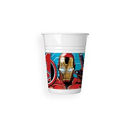 Afbeelding van Beker Mighty Avengers plastic 200 ml 8 stuks