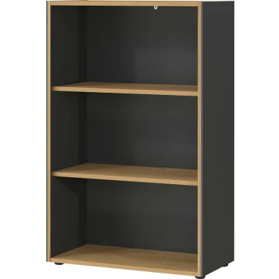 Afbeelding van Germania Pasadena Kast Small Grafiet / Eiken