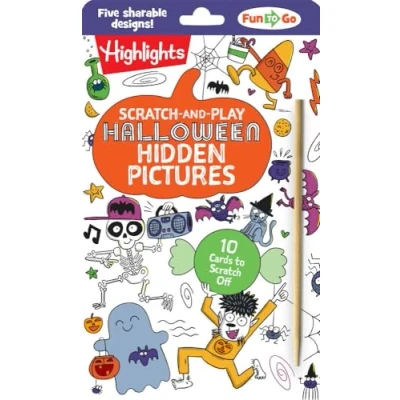 Afbeelding van Highlights Fun to Go Scratch and Play Halloween Hidden Pictures