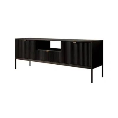 Afbeelding van Meubella TV Meubel Navil Zwart 154 cm