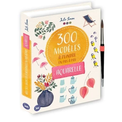 Image de 300 modèles à peindre en pas Aquarelle