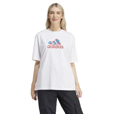 Afbeelding van adidas Sportswear Tshirt print, Dames, Maat: Medium, White