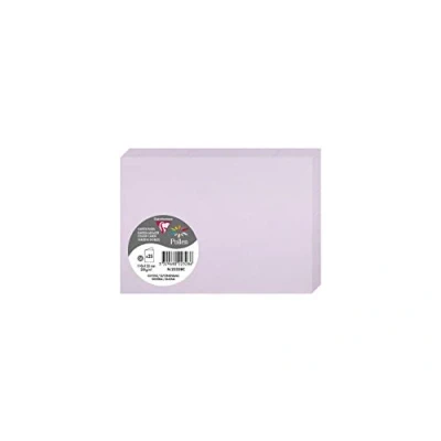 Afbeelding van Clairefontaine 22328C 25 dubbele kaarten formaat C6 (11 x 15,5 cm) 210 g/m² kleur glycerine uitnodigingskaarten evenementen en correspondentie serie pollen premium papier
