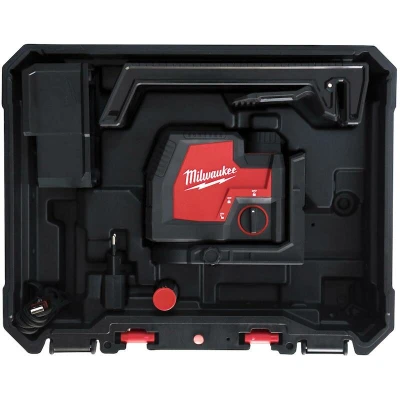 Afbeelding van Milwaukee L4 CLLP 301C Kruislijn/lood laser Groen