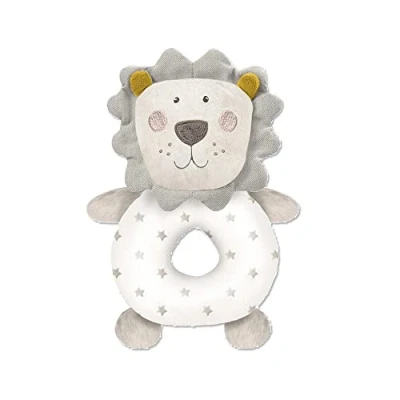 Afbeelding van baby geschenk rammelaar leeuw geboorte kraamcadeau feestdagen